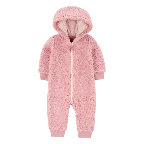 Baby Hooded Fleece Jumpsuit - Carter's | Carter's