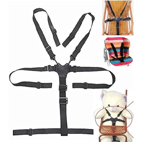 Universal Baby Safe Belt Holder - 5 Point Harness Replacement for Wooden High Chair