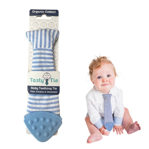 Tasty Tie® Baby Teething Tie & Crinkle Toy!
