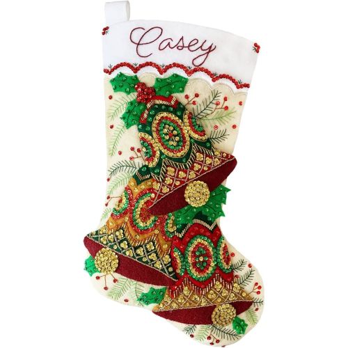 Christmas Bells18 Felt Christmas Stocking Kit