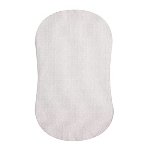 HALO Bassinest Fitted Sheet – Soft Fitted Bassinet Sheet for Baby – 30” x 16” Pre-Shrunk 100% Cotton Crib Sheet – Breathable Bedtime Sheet for Babies, Herringbone