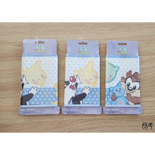 Prepasted Vtg Baby Looney Tunes Day at the Zoo Wallpaper Boarder - 3 New Packs