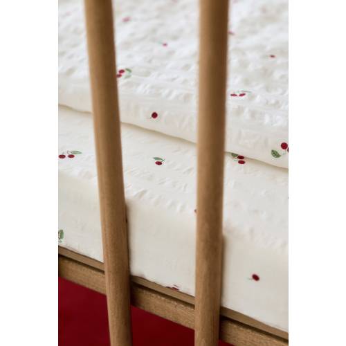 SEERSUCKER FITTED CRIB SHEET