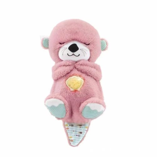 SUGARMOM Breathing Otter Plush Toy With Light And Sound Newborn Baby Gift Valentine‘S Day
