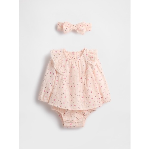Baby Bodysuit Dress Set