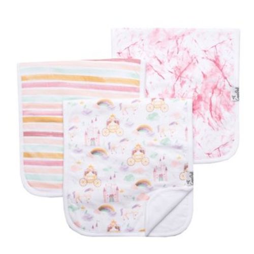 Copper Pearl Burp Cloths - Ferra - 3pc