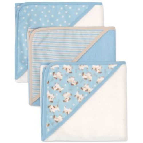 Baby Boys Hooded Towel and Washcloth, 6-Piece Set
