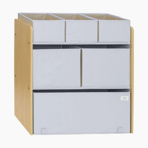 3 Sprouts Recycled Multi-Bin - Grey