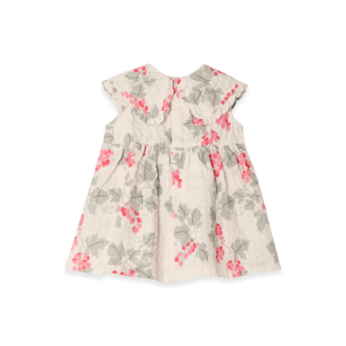 Seersucker Collar Romper Dress