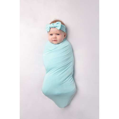 Luxury Bamboo Stretchy Swaddling Blanket, 3-piece New Baby Gift, Newborn Swaddle Take Home, Baby Coming Home Blanket, Newborn Swaddle