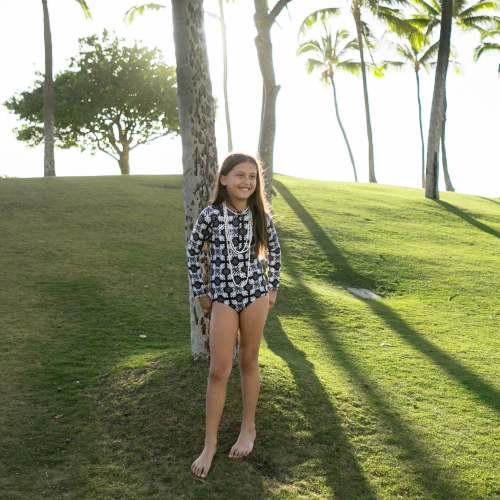 Lokelani Long Sleeve Swimsuit