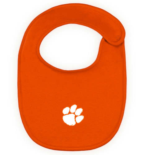 Clemson Solid Paw Bib