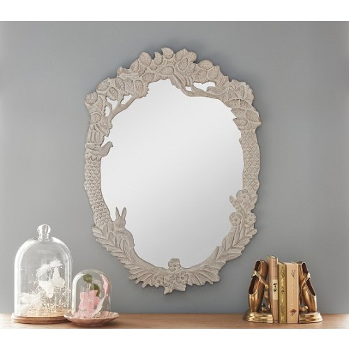 Enchanted Carved Wood Mirror | Pottery Barn Kids