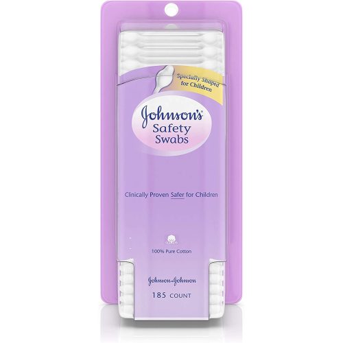 Johnson's Safety Swabs 185 Each - 185 Count (Pack of 1)
