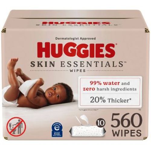 Huggies Skin Essentials Baby Wipes - 560ct/10pk