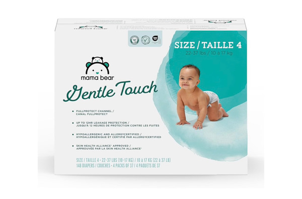 Diapers Size 4 (148 Count): Mama Bear