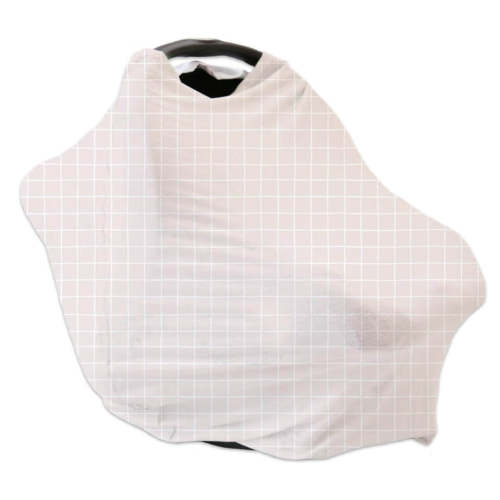 Sloane's Squares Waffle Bamboo Multi-Use Stretchy Car Seat & Nursing Cover