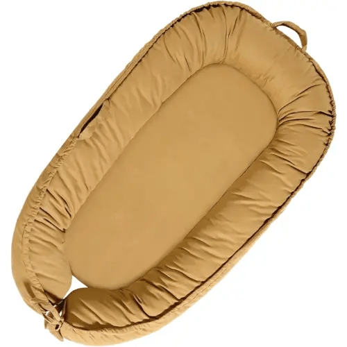 Baby Lounger - Baby Lounger Pillow for Newborn 0-24 Months, Infant Lounger with Soft Breathable Cotton Cover, Lightweight Portable Baby Nest for Tummy, Co Sleeping or Travel