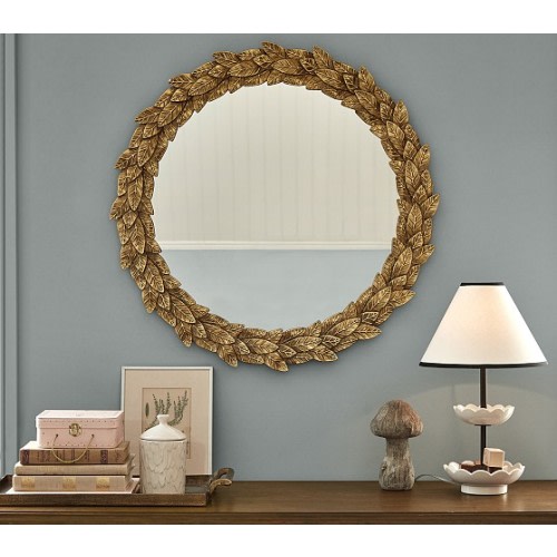 Chris Loves Julia Antique Gold Mirror | Pottery Barn Kids