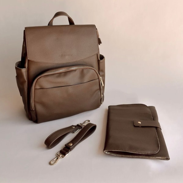 BROOKLYN Backpack Nappy Bag - Chocolate/Jack – Milk & Poppy
