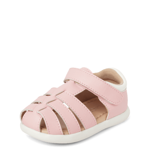 Baby First Steps Fisherman Sandals - Pink