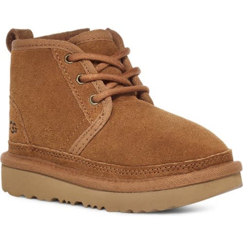 Walker, Toddler, Little Kid & Big Kid Kids' Neumel II Water Resistant Chukka Boot, 6 M, Chestnut Brown