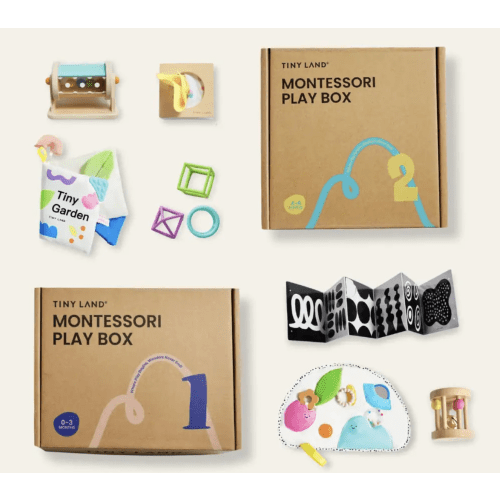Tiny Land® Montessori Sensory Beginnings Baby Set（0–6 months）