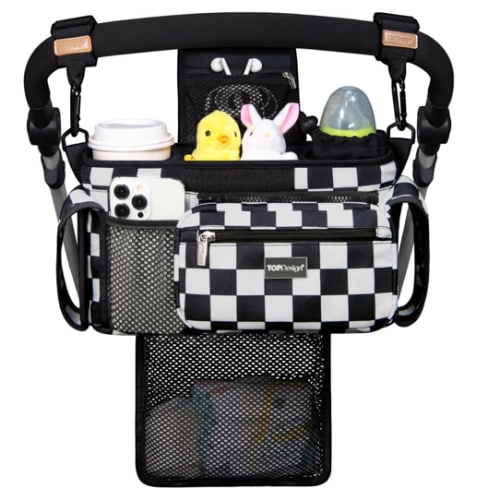 Baby Stroller Organizer Strollers (Checkerboard)