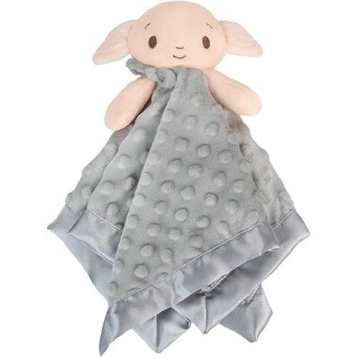 KIDS PREFERRED Harry Potter 12 Inch Dobby Baby Lovey Security Blanket Snuggle Toy Stuffed Animal for Newborn Infants and Babies