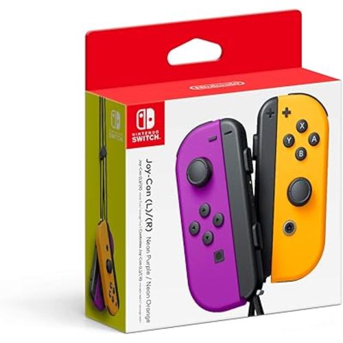 Nintendo Neon Purple/ Neon Orange Joy-Con (L-R) - Switch