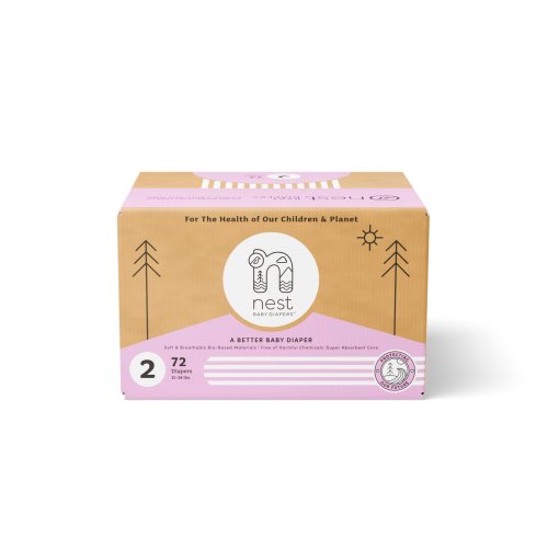 Shop Eco-Friendly Baby Diapers & Training Pants | "NEW" Nest Baby Diapers - Size 2