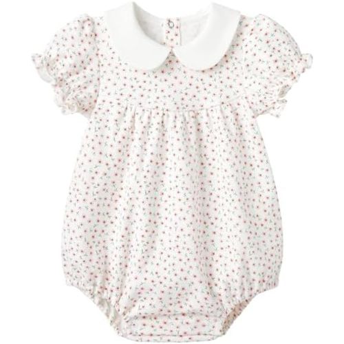 pureborn Baby Girls Boys Bodysuit Super Soft Cotton Romper 0-24 Months