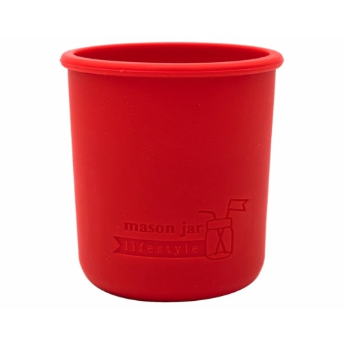 Silicone Sleeve for Regular Mouth Half Pint 8oz Mason Jars