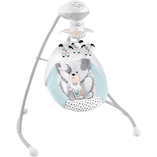 Fisher-Price Dots & Spots Puppy Cradle 'N Swing, Baby Chair