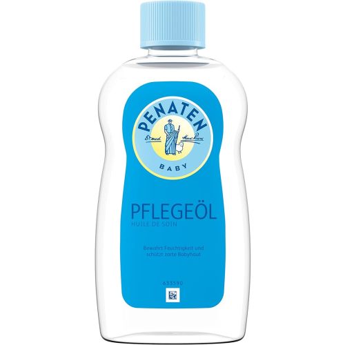 PENATEN Pflegeöl, pflegendes Babyöl & Babypflege Massageöl zur sanften Reinigung und Pflege empfindlicher Babyhaut (1 x 500ml)