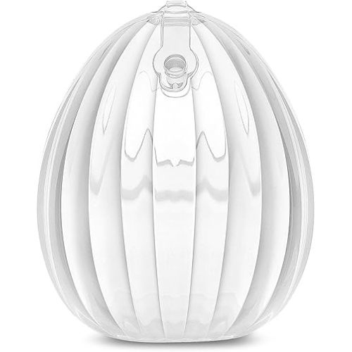 haakaa Wearable Silicone Breast Pump, Hands Free Manual Breast Pump, Passive Breast Milk Collector Shell, Portable & Soft, 2.5oz/75ml, 1 PC