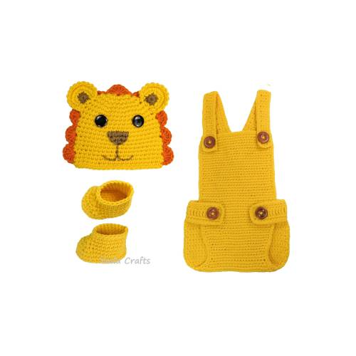 Crochet Lion romper outfit, Newborn Photo prop, romper, Lion Jumpsuit, Halloween costume, Photo props, photography,Photoshoot