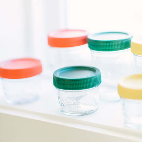 Breastmilk Storage Jar Set – Mason Bottle