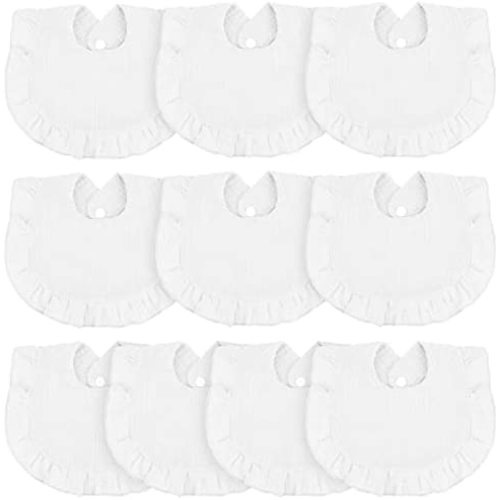 10 Pcs Baby Muslin Bibs Drool Bandana Soft Baby Cotton Bibs for Newborn Baby Girl Boy Toddlers Infants Teething