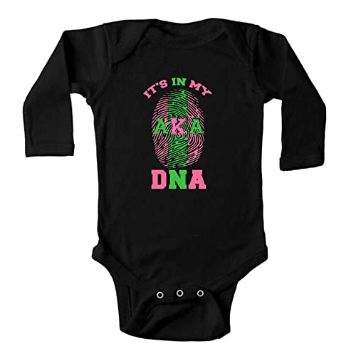 Yeavomeny It's In My DNA AKA Infant Boy Girl Long Sleeve Newborn Playsuit Baby Bodysuit