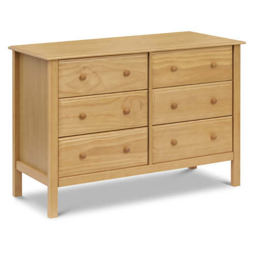 DaVinciJayden 6-Drawer Double Wide Dresser - Honey