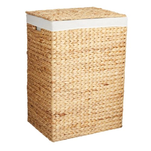 Natural Water Hyacinth Laundry Hamper Medium | At Home