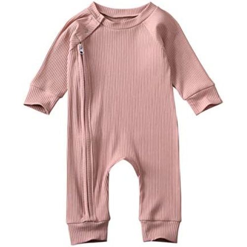 Newborn Baby Boy Girl Knitted Romper Jumpsuit Solid Long Sleeve Legging Bodysuit Playsuit Clothes Winter 0-18M