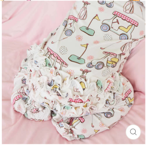 Girl Ruffle Zipper Footies - Best Sellers