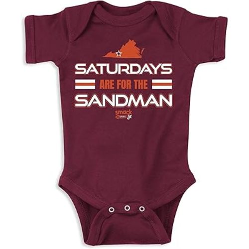 Saturdays Baby Apparel Baby Apparel for Va Tech College Fans (NB-18M) (Maroon Onesie, 18 Months)