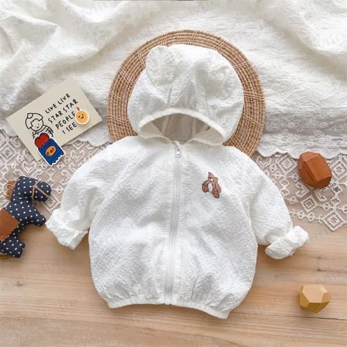 Baby Toddler Bear Hooded Sun Protection Jacket
