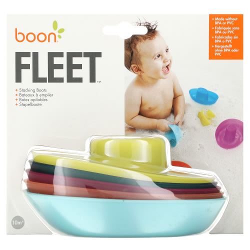 Boon Fleet Stacking Boats - Multicolor (5pcs)