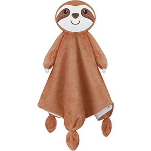 Pro Goleem Sloth Security Blanket Soft Loveys for Babies for Boys and Girls Newborn Lovie Infant Blankie Sloth Baby Stuff Baby Snuggle Toy Stuffed Animal Baby Gifts 14 Inch