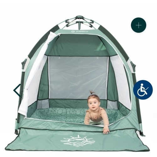 Go With Me® Villa Portable Tent/Playard-Garden Green – Baby Delight