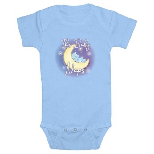 Infant's Care Bears Bedtime Bear This Baby Naps Bodysuit - Light Blue - 6 Months